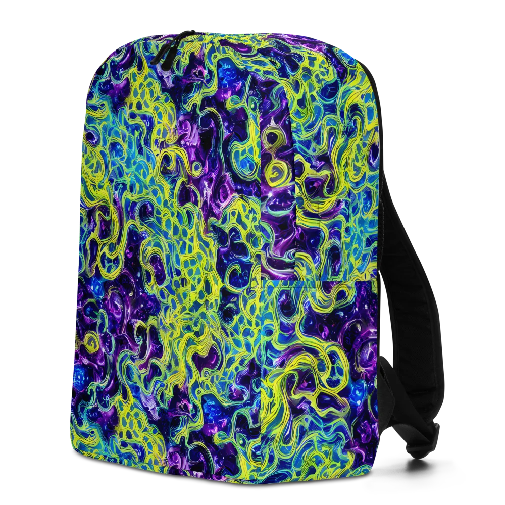 Ultraviolet Maze on Minimalist Backpack — Left