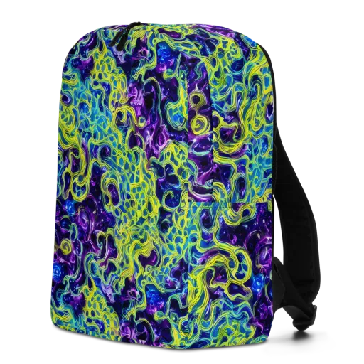 Ultraviolet Maze on a Minimalist Backpack