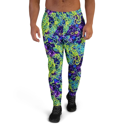 Ultraviolet Maze on a Men's Joggers