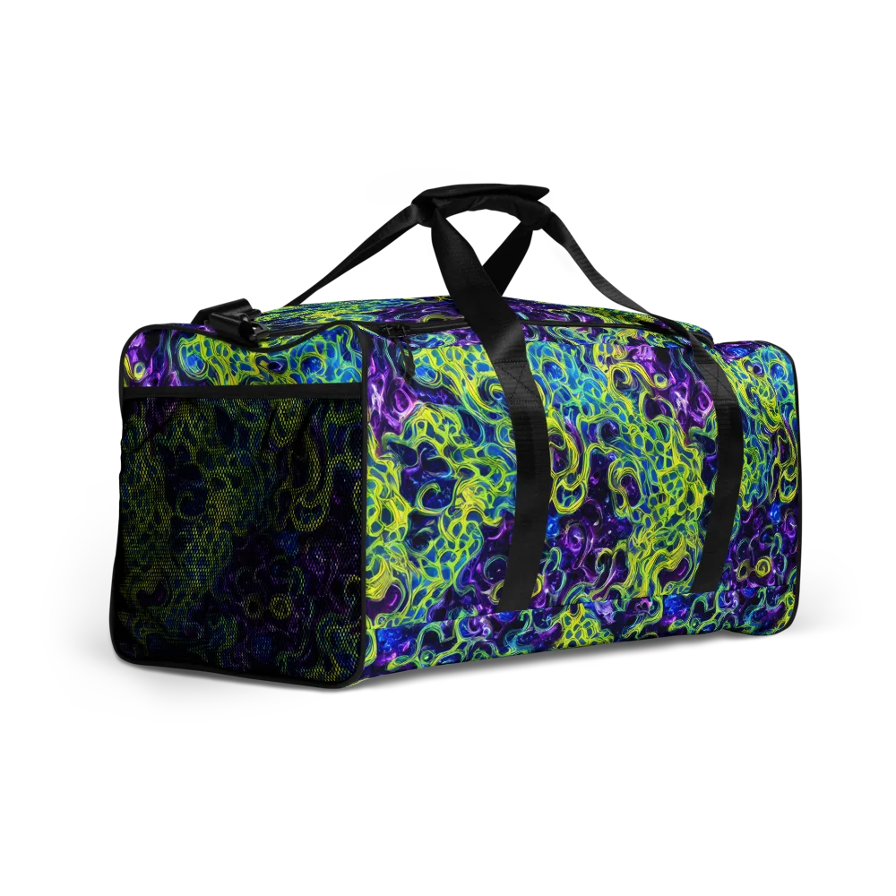 Ultraviolet Maze on Duffle Bag — Right Front