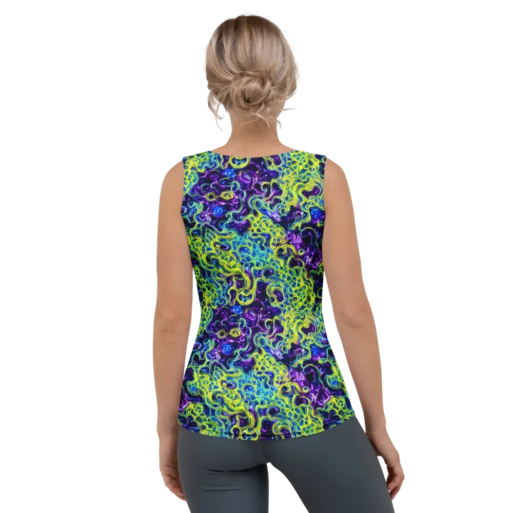 Ultraviolet Maze on Women's Tank Top — Back