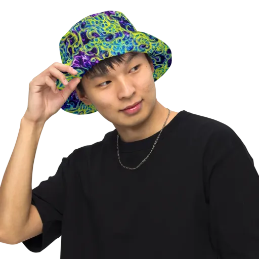 Ultraviolet Maze on a Reversible Bucket Hat