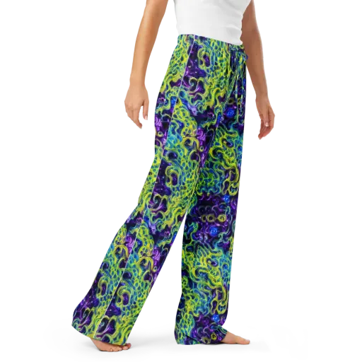 Ultraviolet Maze on a Women's Pajama Pants