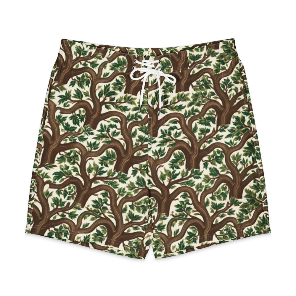 Verdant Boughs on Men's Board Shorts — Front