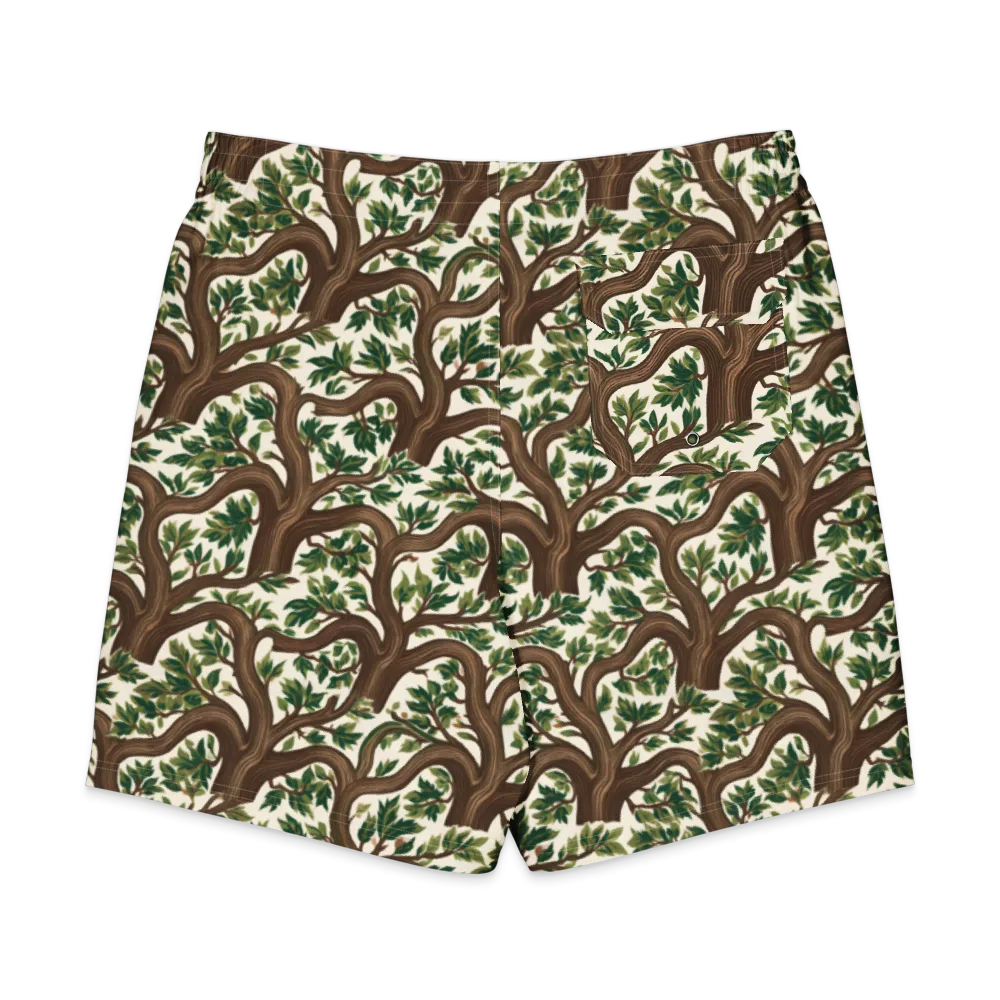 Verdant Boughs on Men's Board Shorts — Back