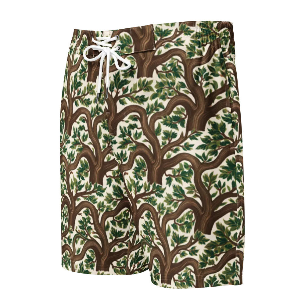 Verdant Boughs on Men's Board Shorts — Front