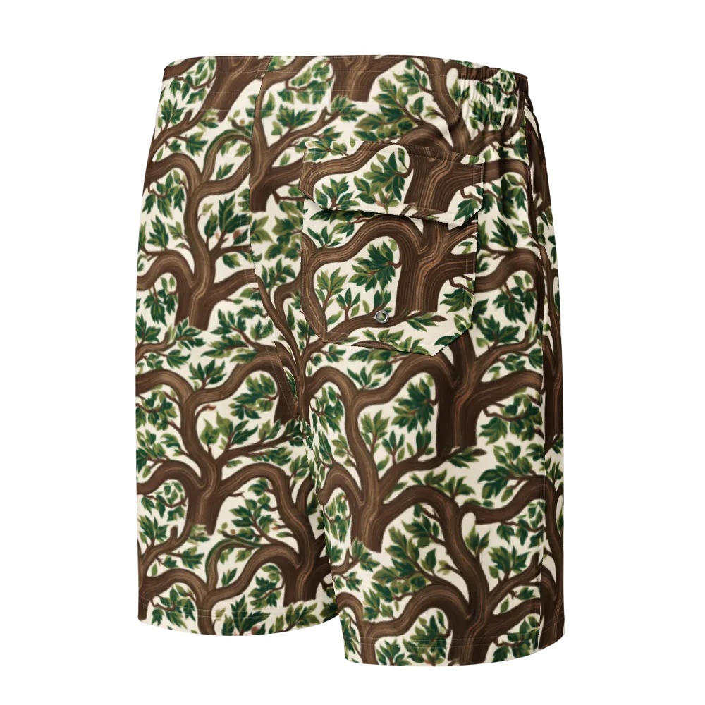 Verdant Boughs on Men's Board Shorts — Back