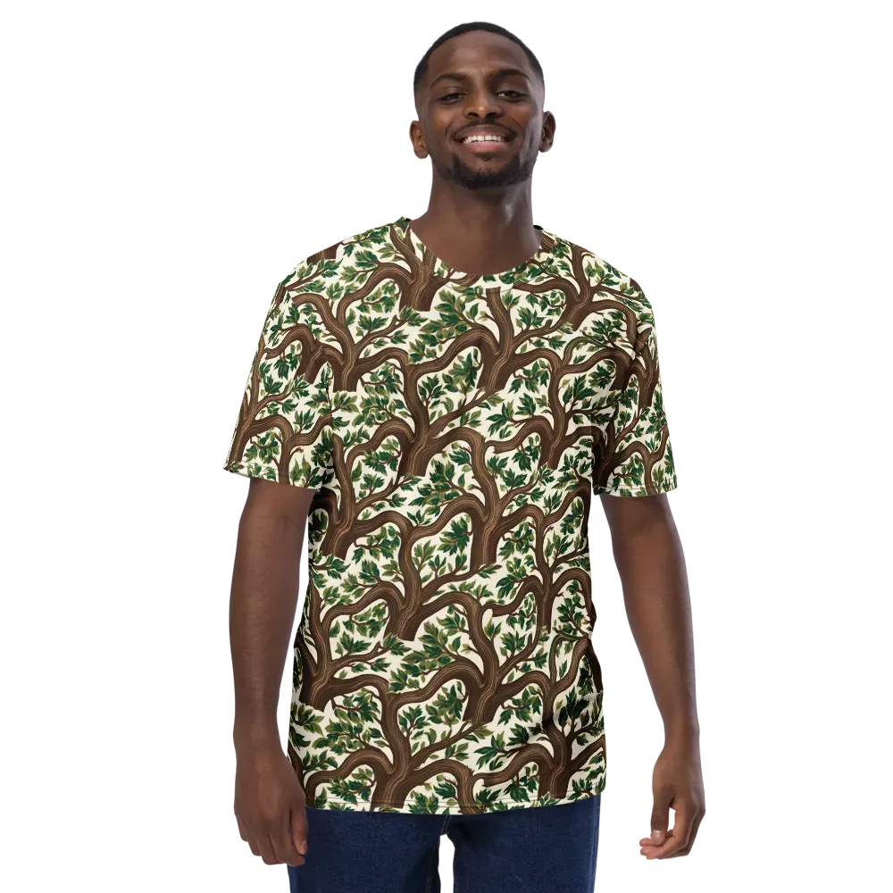 Verdant Boughs on Men's Crew Neck T-Shirt — Front