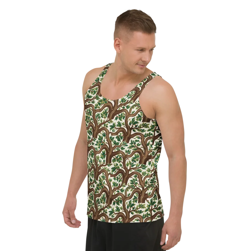 Verdant Boughs on Men's Tank Top — Left Front