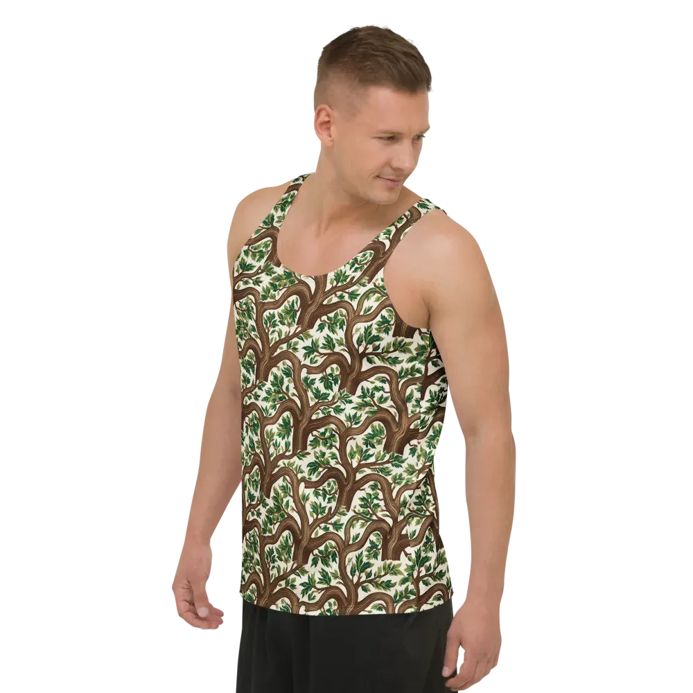Verdant Boughs on Men's Tank Top — Left Front