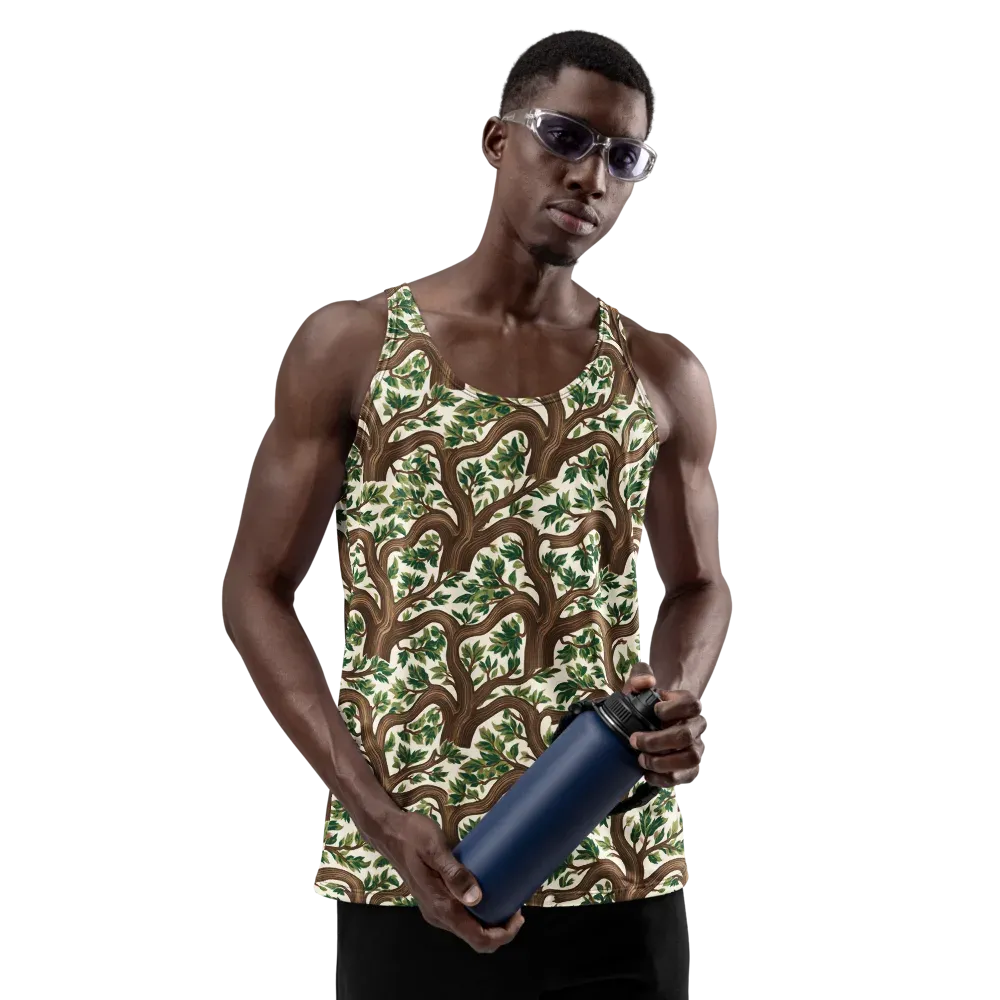 Verdant Boughs on Men's Tank Top — Front