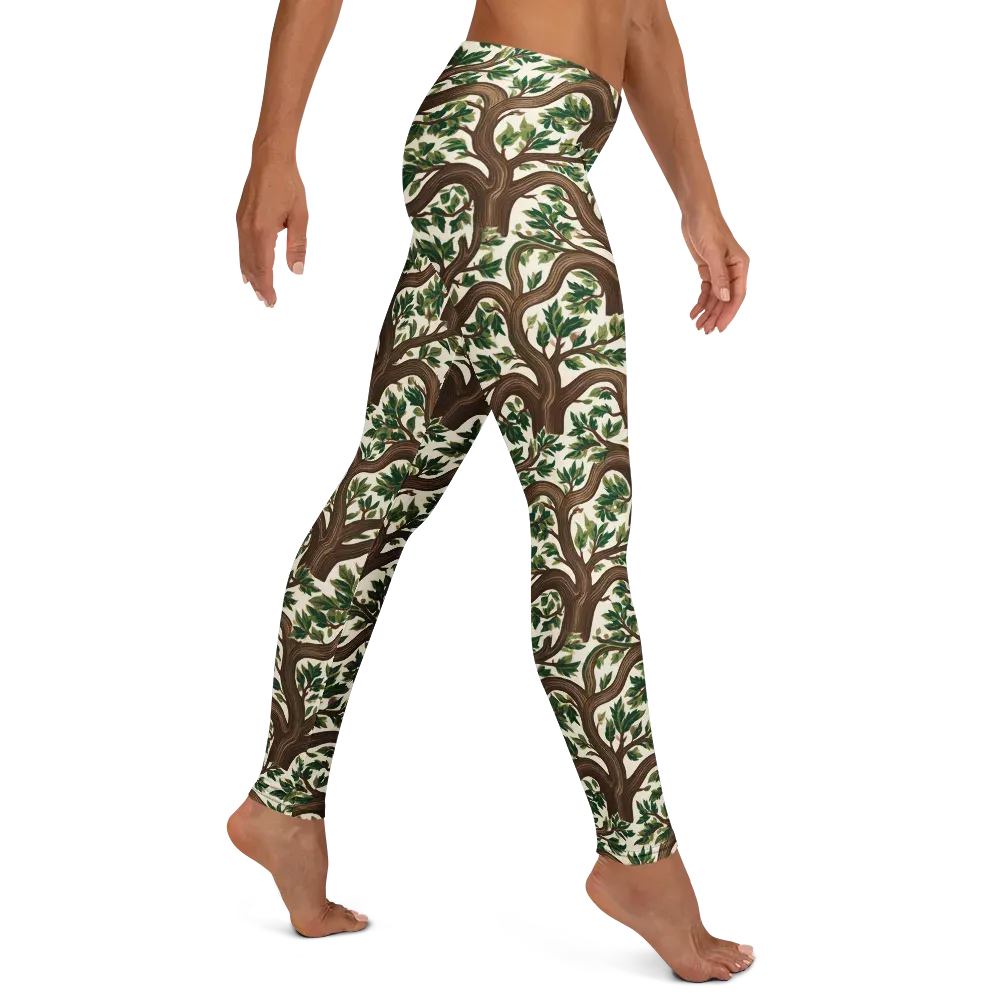 Verdant Boughs on Leggings — Right