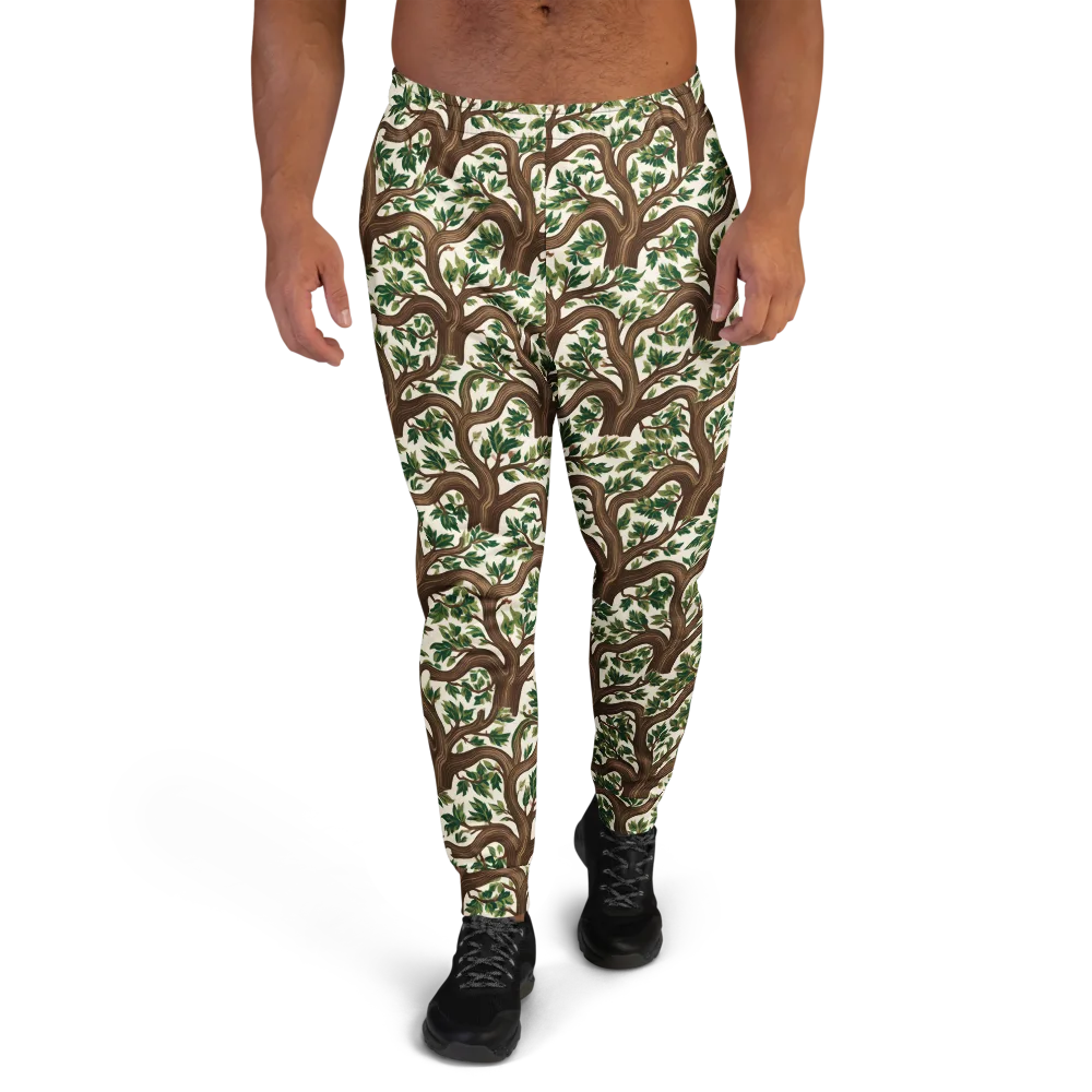 Verdant Boughs on Men's Joggers — Front