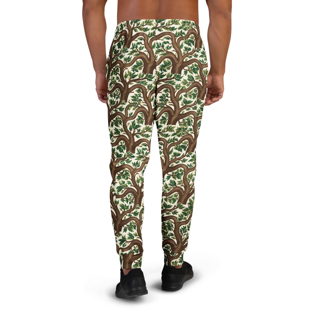 Verdant Boughs on Men's Joggers — Back