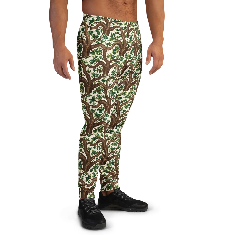 Verdant Boughs on Men's Joggers — Right