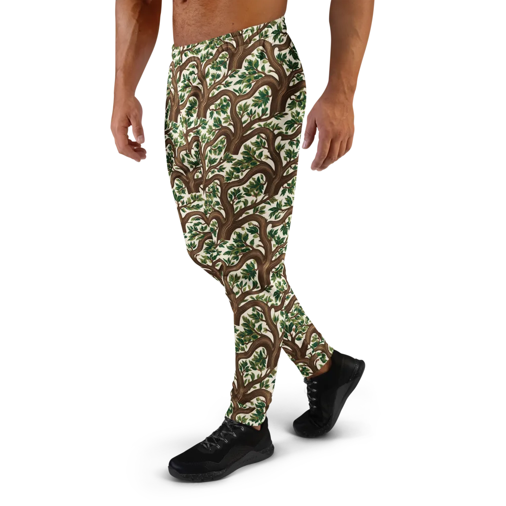 Verdant Boughs on Men's Joggers — Left