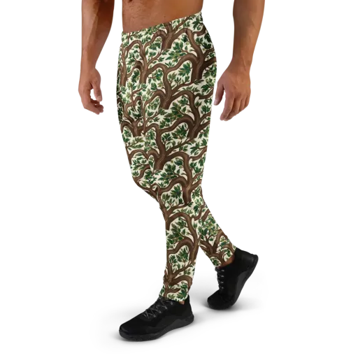 Verdant Boughs on a Men's Joggers