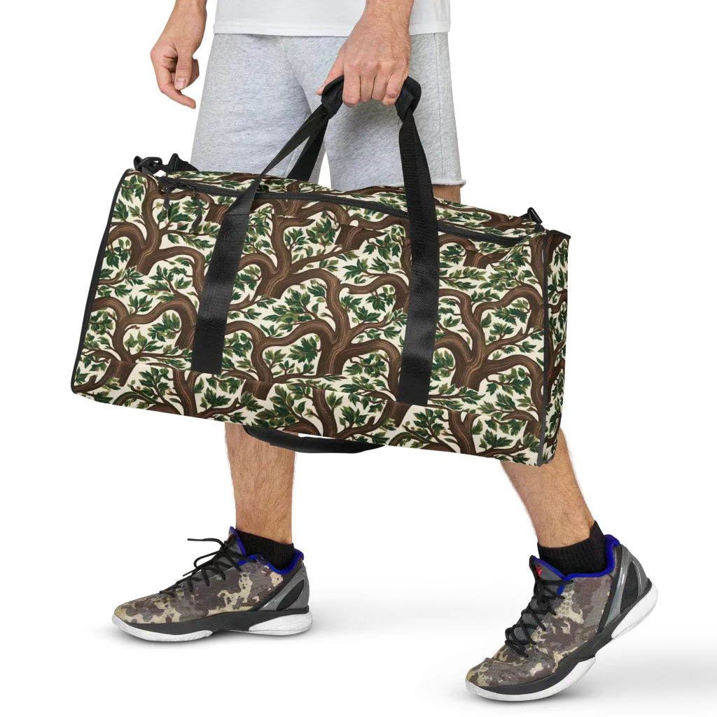 Verdant Boughs on Duffle Bag — Front