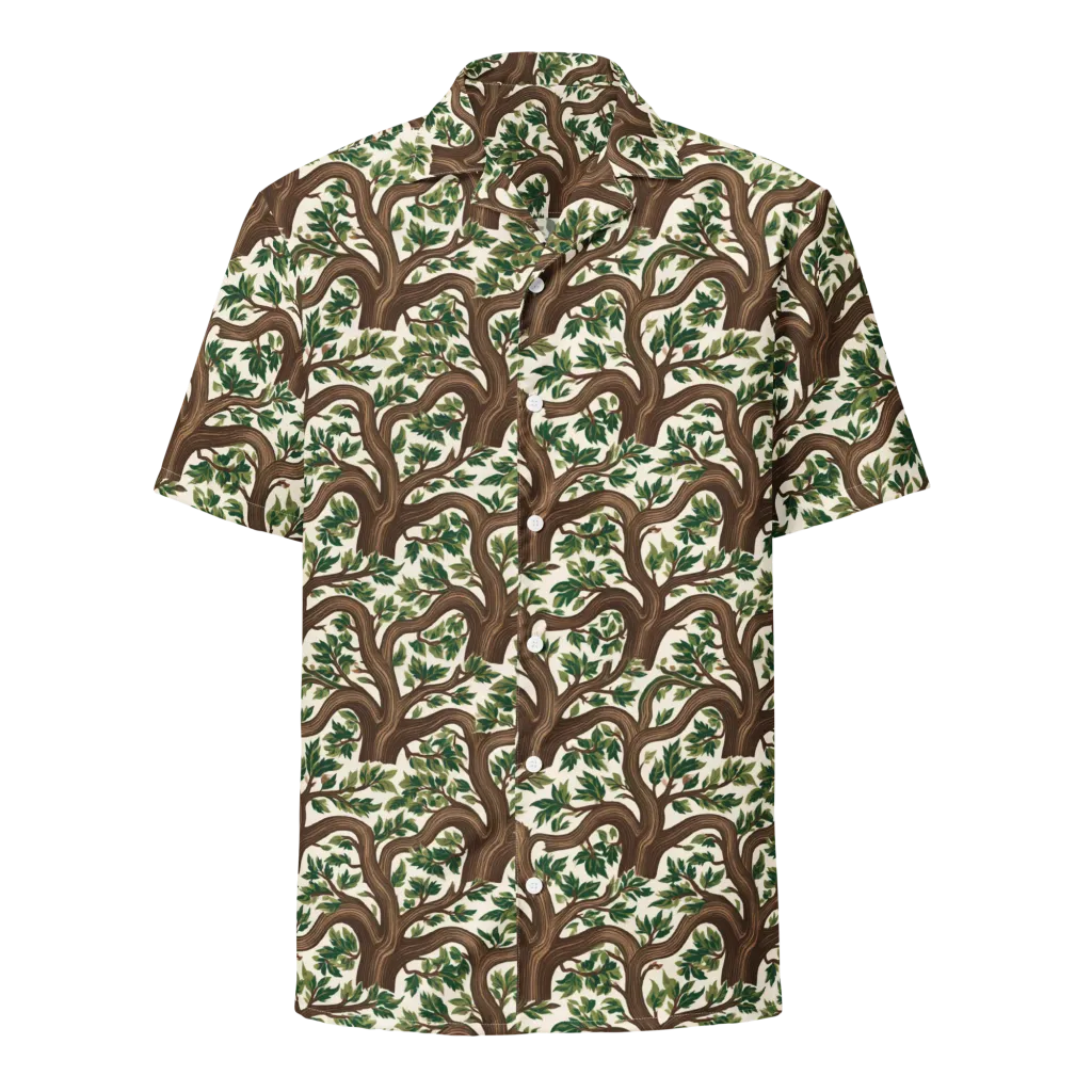 Verdant Boughs on Button Shirt — Front