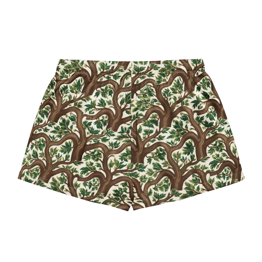 Verdant Boughs on Women's Pajama Shorts — Back