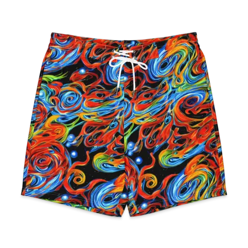 Kaleido Flux on a Men's Board Shorts