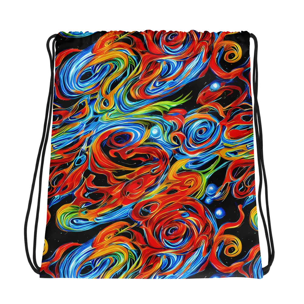 Kaleido Flux on Drawstring Bag — Photo