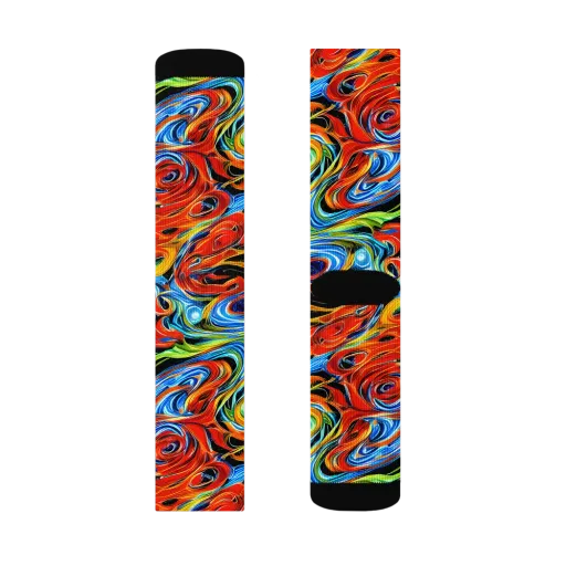 Kaleido Flux on a Socks