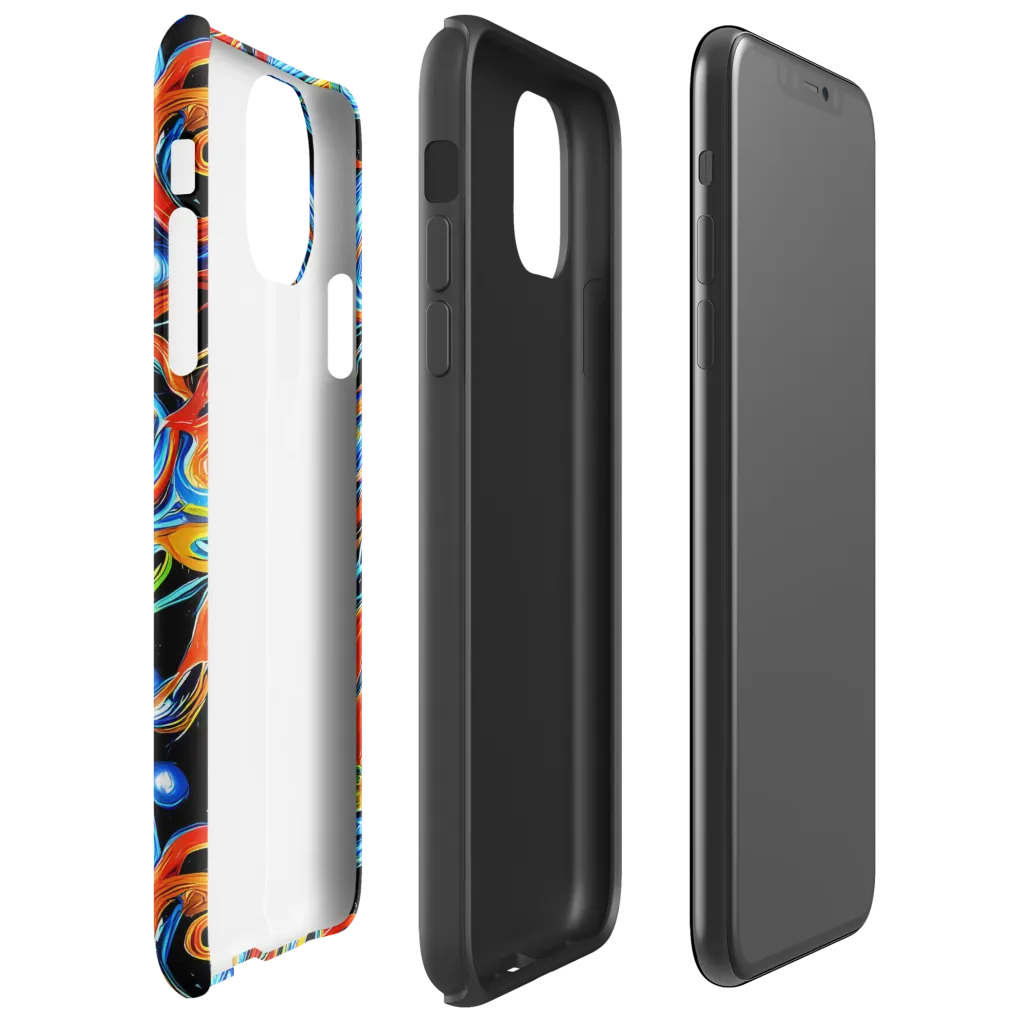 Kaleido Flux on Tough Case for iPhone® — Right