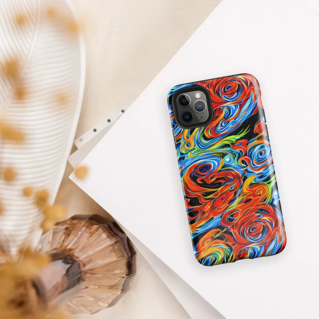Kaleido Flux on Tough Case for iPhone® — Front