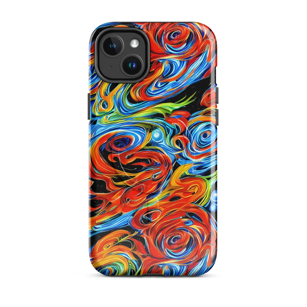 Kaleido Flux on MagSafe Tough Case for iPhone® — Front