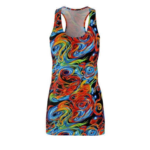 Kaleido Flux on a Racerback Dress