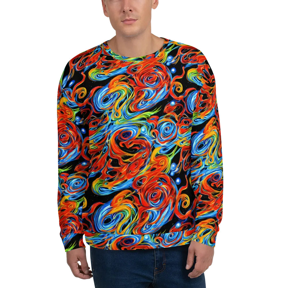 Kaleido Flux on Sweatshirt — Front