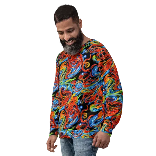 Kaleido Flux on a Sweatshirt