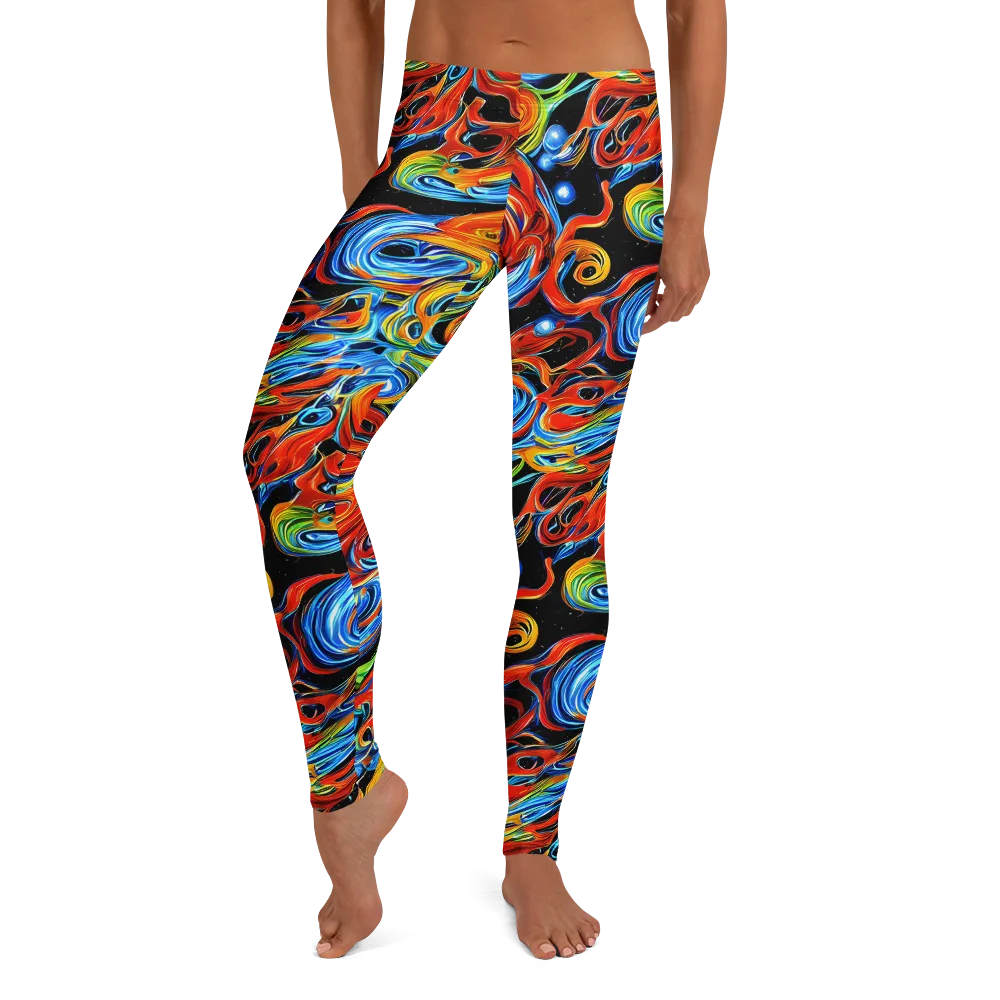 Kaleido Flux on Leggings — Front
