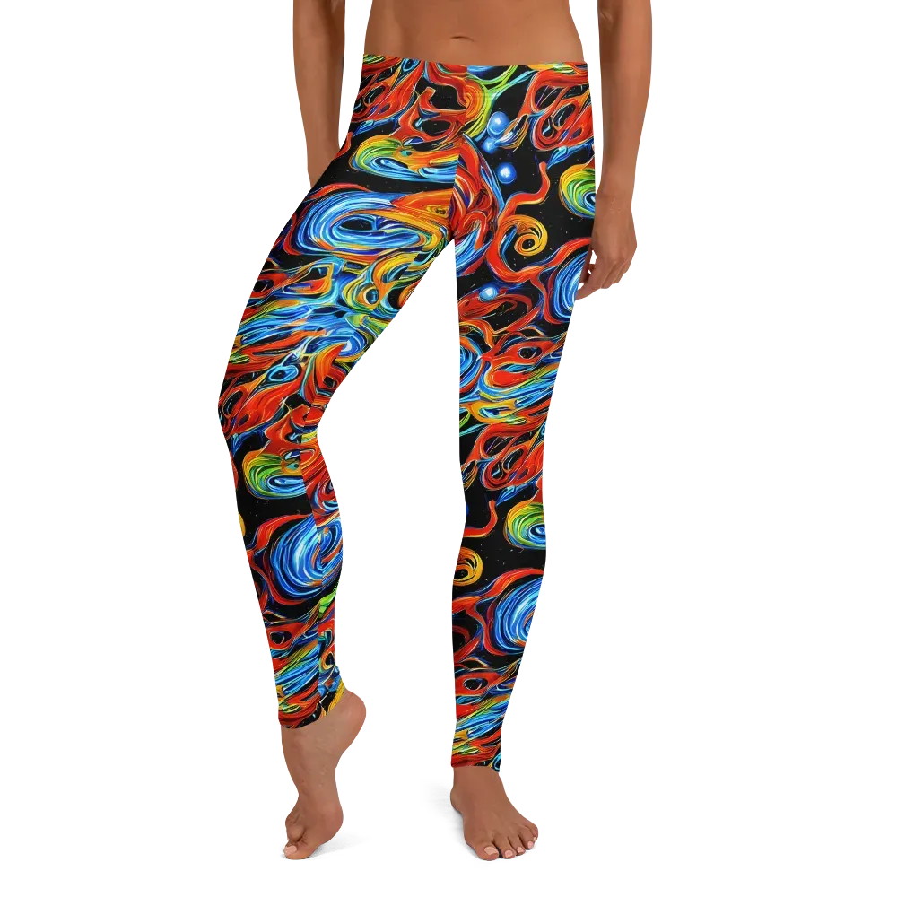 Kaleido Flux on Leggings — Front