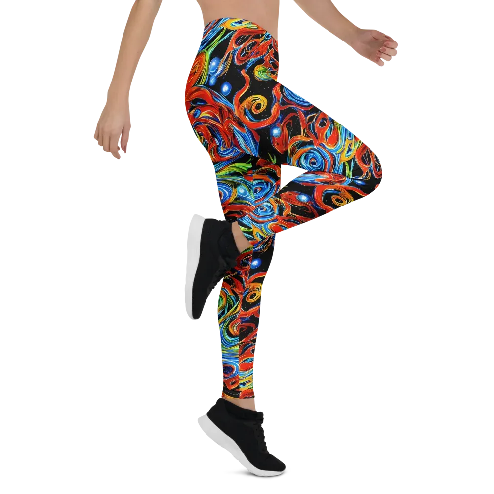 Kaleido Flux on Leggings — Right