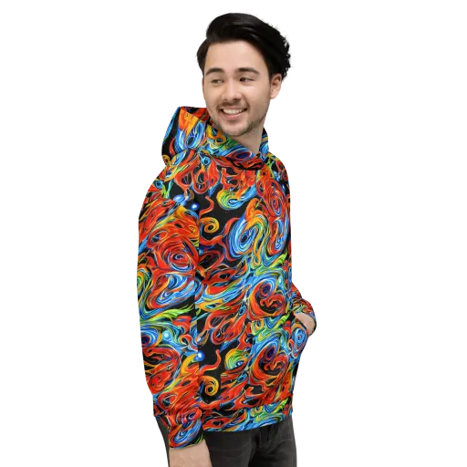 Kaleido Flux on a Hoodie