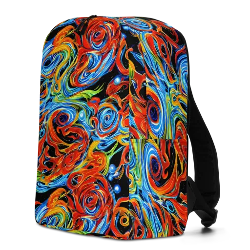 Kaleido Flux on a Minimalist Backpack