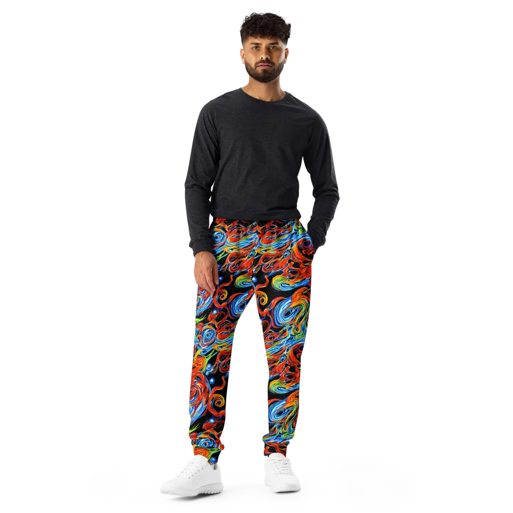 Kaleido Flux on Men's Joggers — Front