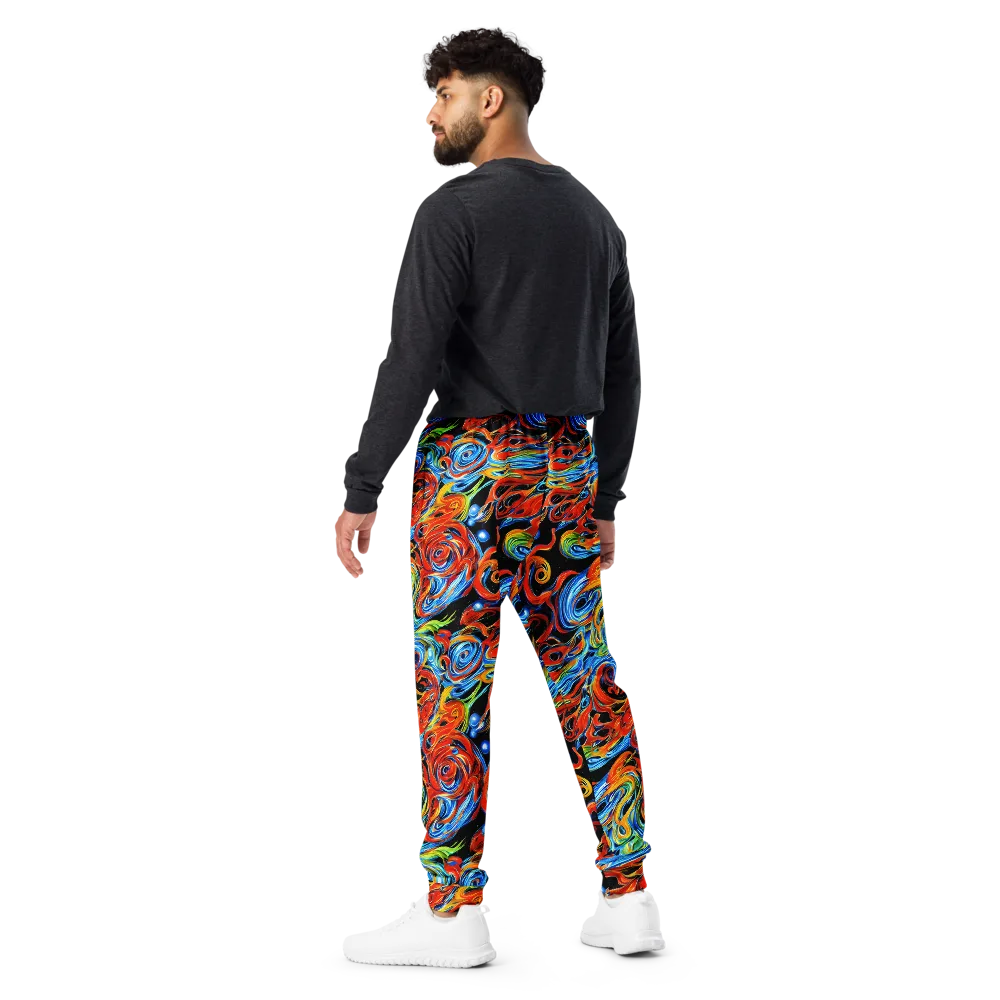 Kaleido Flux on Men's Joggers — Back