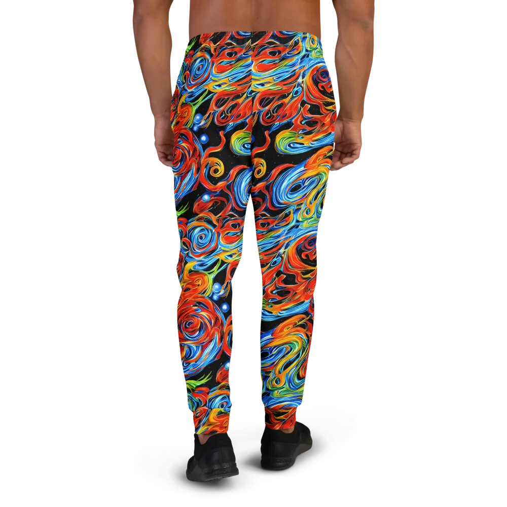 Kaleido Flux on Men's Joggers — Back