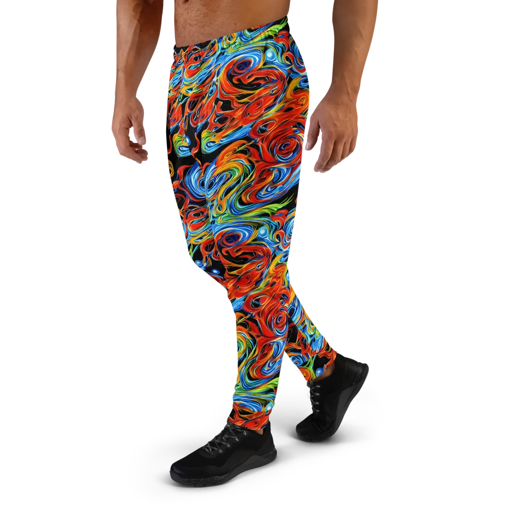 Kaleido Flux on Men's Joggers — Left