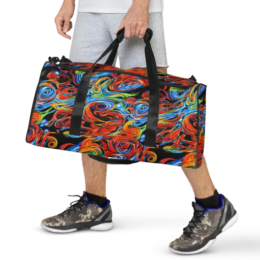 Kaleido Flux on a Duffle Bag
