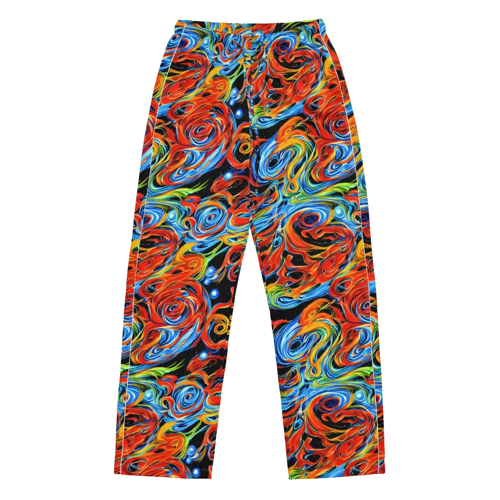 Kaleido Flux on Women's Pajama Pants — Front