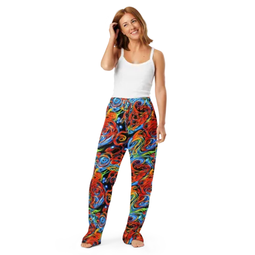 Kaleido Flux on a Women's Pajama Pants