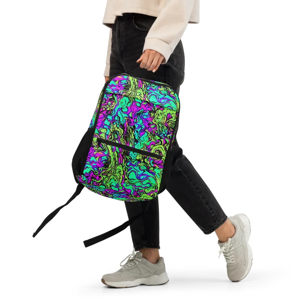 Electric Organics on Utility Backpack — Front