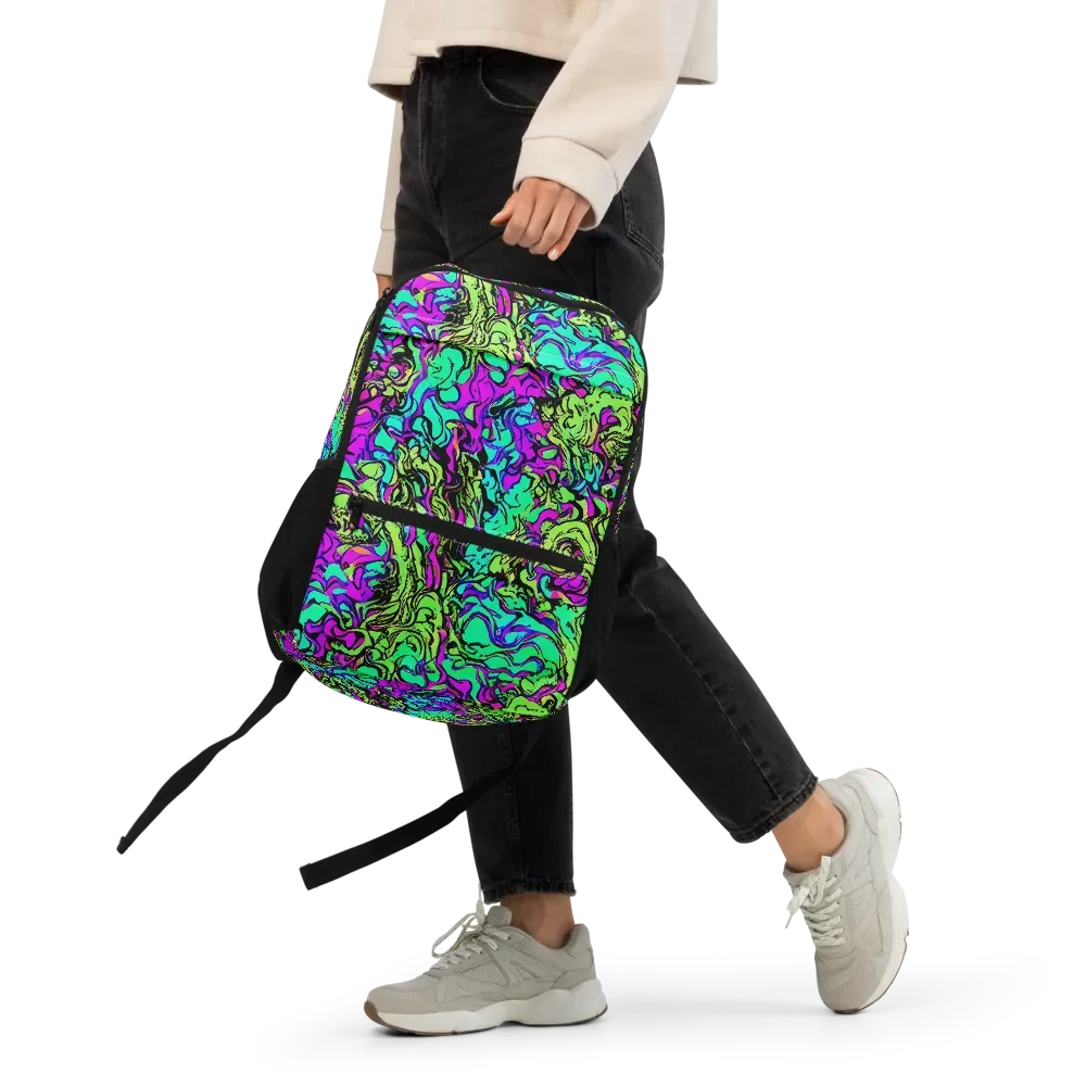 Electric Organics on Utility Backpack — Front