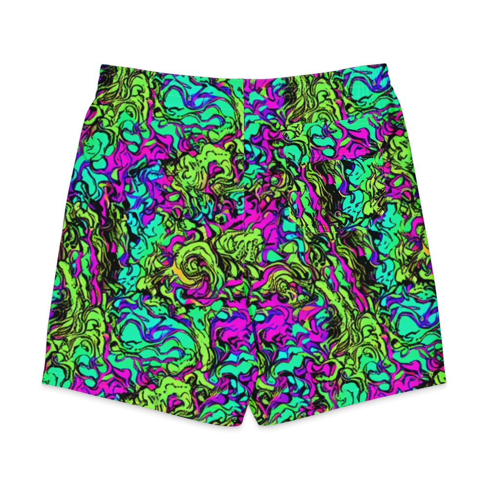Electric Organics on Men's Board Shorts — Back