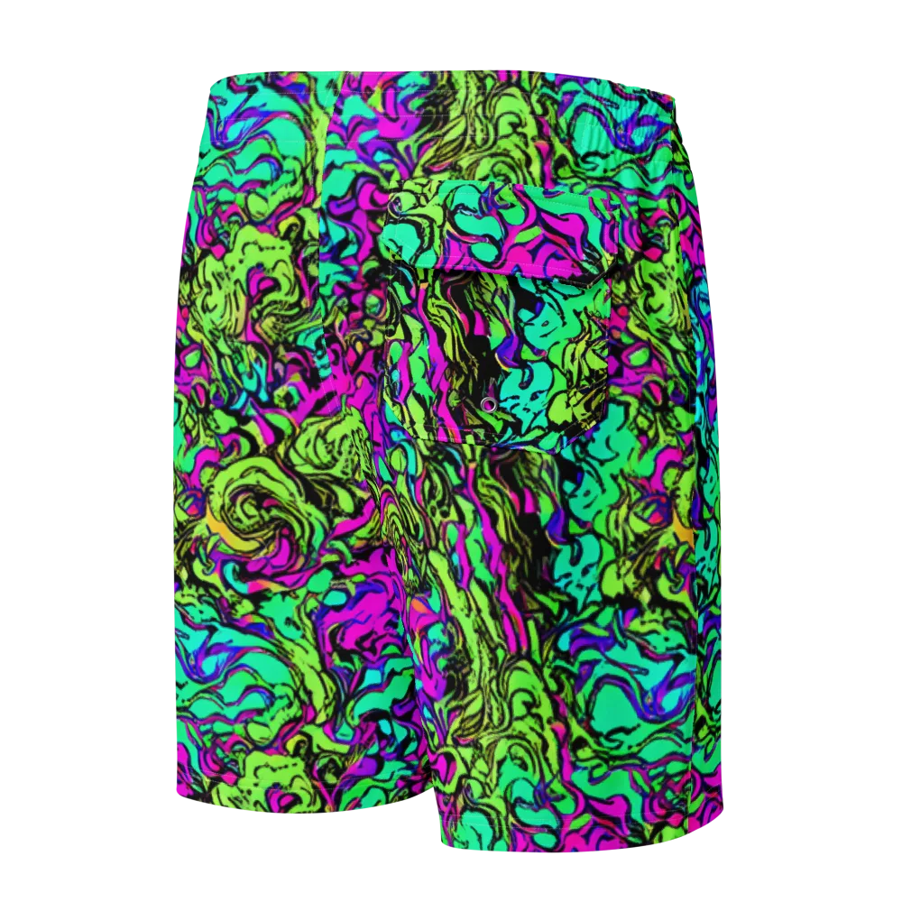 Electric Organics on Men's Board Shorts — Back