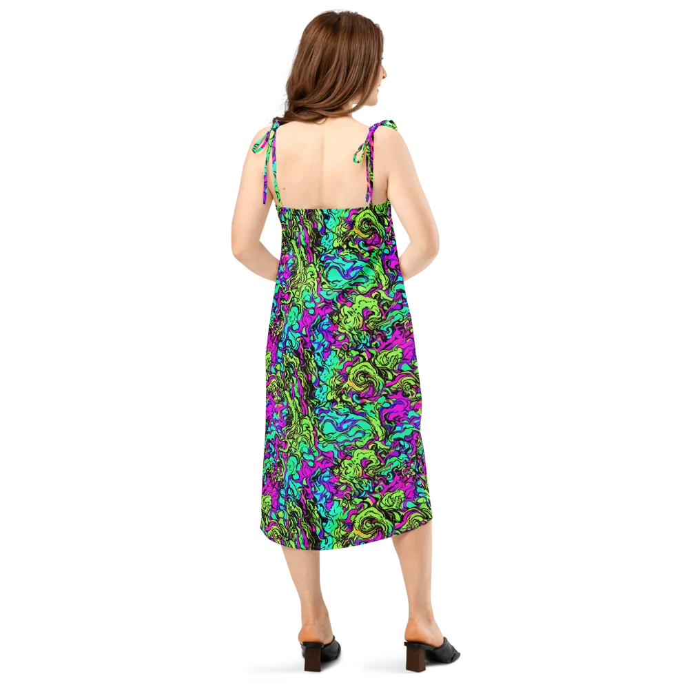 Electric Organics on Slip Dress — Back